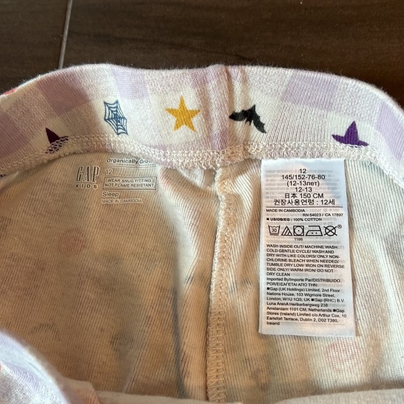 Gap Kids 🎃 Heathered Lavender Halloween Pajamas - Picture 7 of 7
